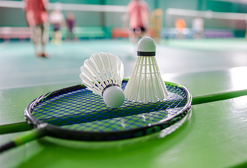 ラケット貸出があり始めやすい笛吹BCの環境